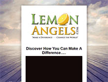 Tablet Screenshot of lemonangels.com